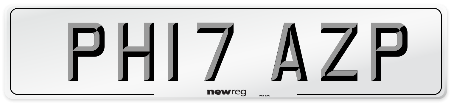 PH17 AZP Number Plate from New Reg